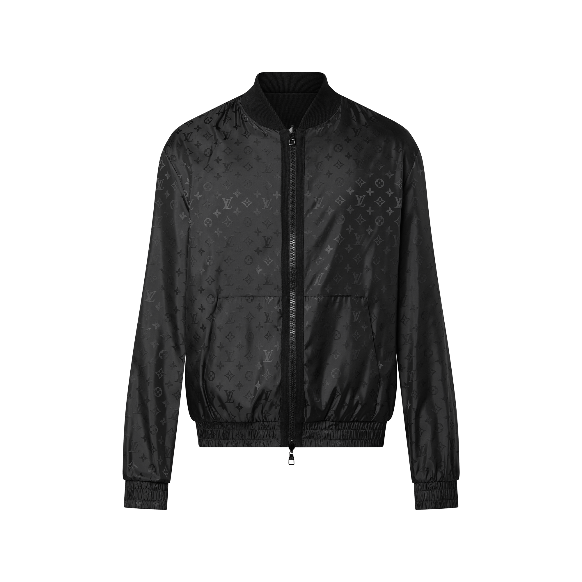 Louis Vuitton 黒ジャンパー Jaqueta Bomber Reversível com Monogram - Ready-to-Wear | LOUIS